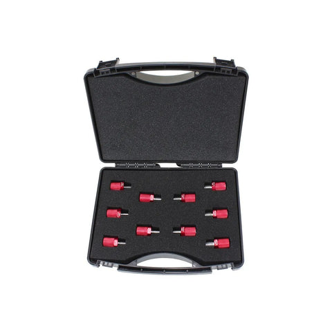 Aeroflow AF98-2056 Thread Gauge Carry Kit Female & Male -