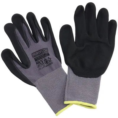 Aeroflow AF98-2221-XPX Large Mechanic Gloves - Black
