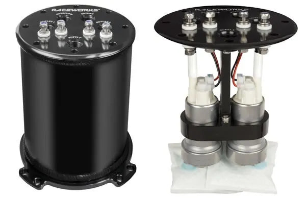 Raceworks ALY-083BK 2.8L Surge Tank - No Pumps Included