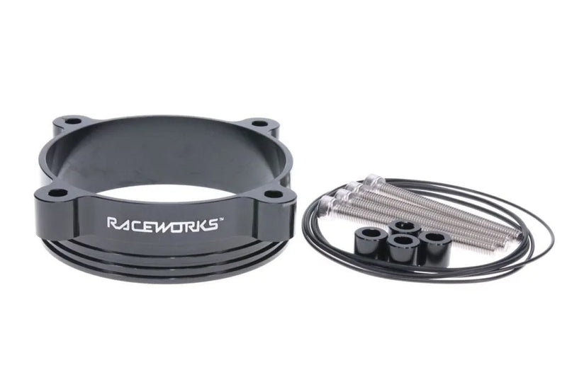 Raceworks ALY-178BK 3" Intercooler Pipe Clamp to 74mm Bosch Throttle Body Adapter