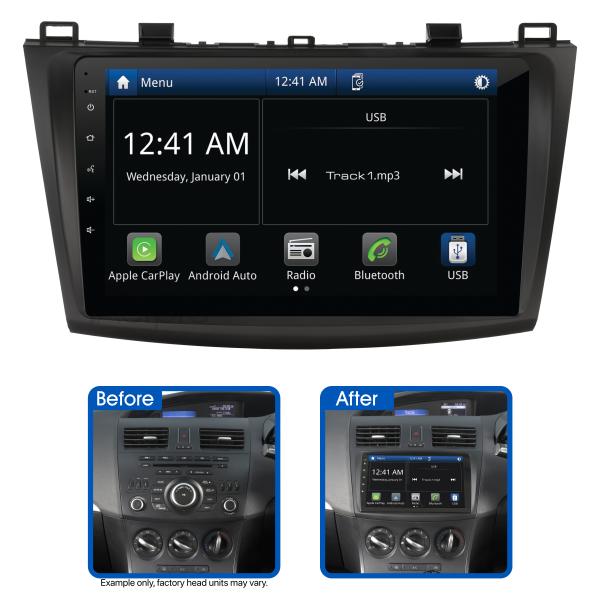 Aerpro 9In Multimedia Receiver To Suit Mazda 3