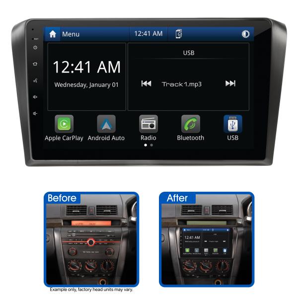 Aerpro 9In Multimedia Receiver To Suit Mazda 3
