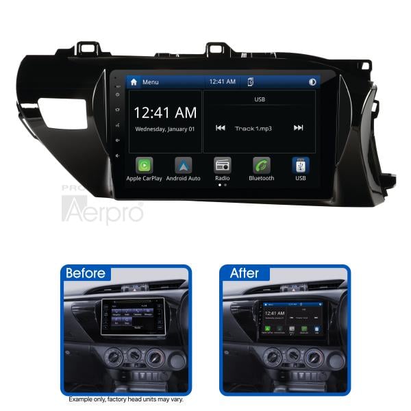 Aerpro 10In Multimedia Receiver To Suit Toyota Hilux