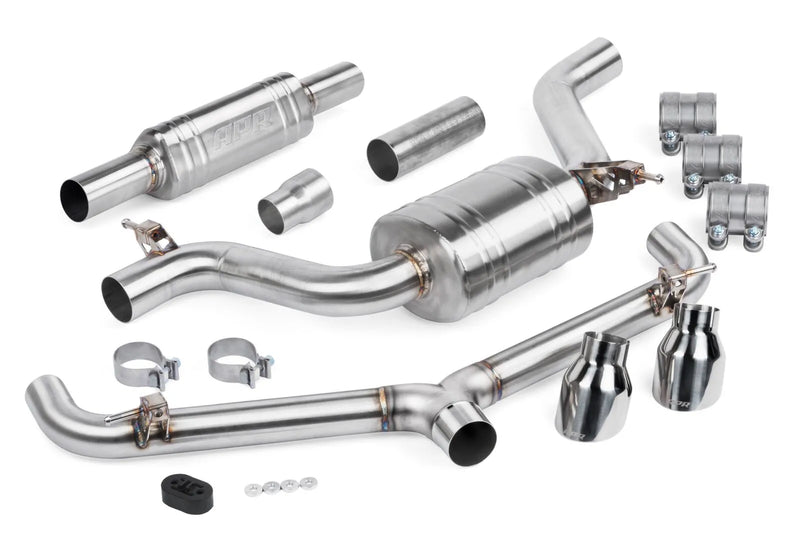 APR CBK0008 Catback Exhaust System w/ Front Muffler - GTI