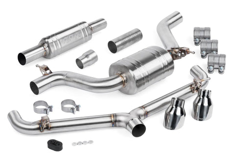 APR CBK0039 Catback Exhaust System w/ Front Muffler - GTI