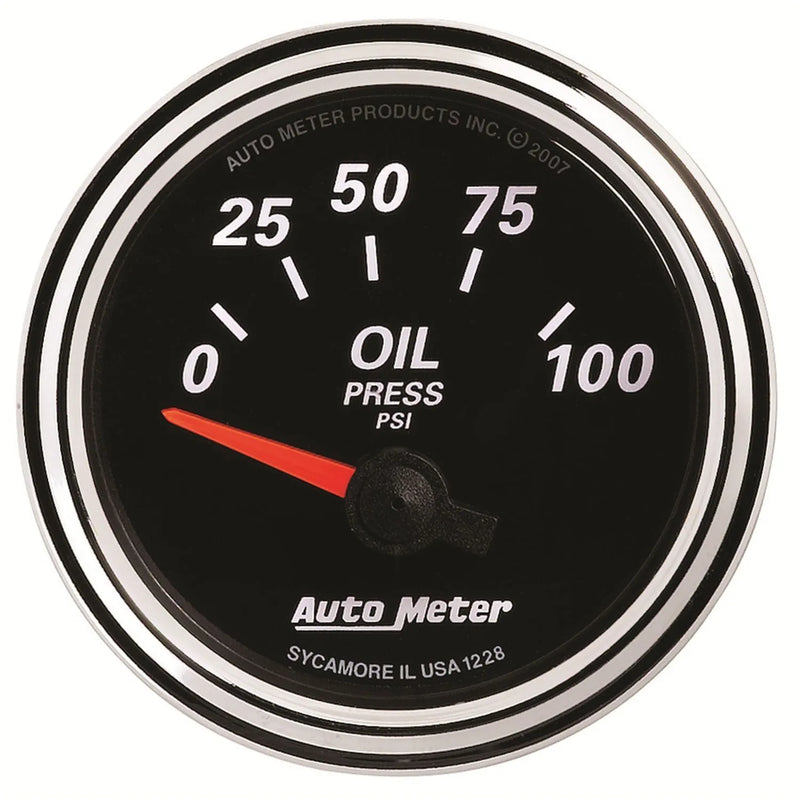 Autometer ATM1228 2-1/16" Oil Pressure 0-100 PSI Air-Core
