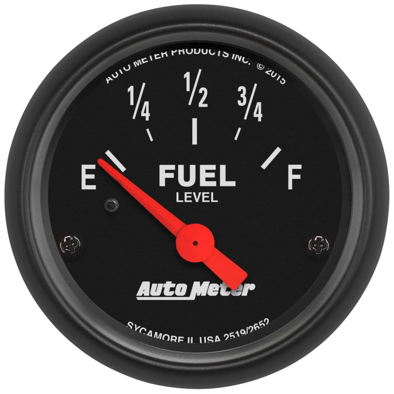 Autometer ATM2652 2-1/16" Fuel Level 73-10 ohm Air-Core
