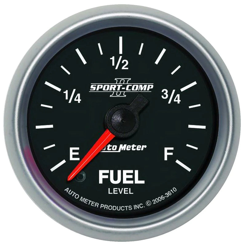 Autometer ATM3610 2-1/16" Fuel Level Programmable 0-280