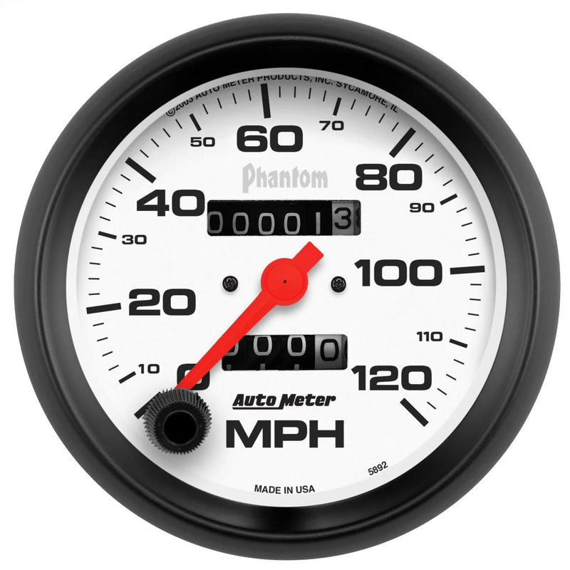 Autometer ATM5892-XPX 3-3/8" Speedometer 0-120 MPH