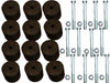Superior Engineering BLKLCR100DM 2 Inch 50mm Lift Diesel Manual Kit (LandCruiser 105 Series)