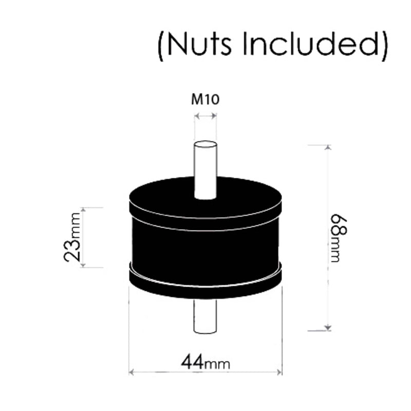 Redback Exhaust Rubber Std Replacement BLT700