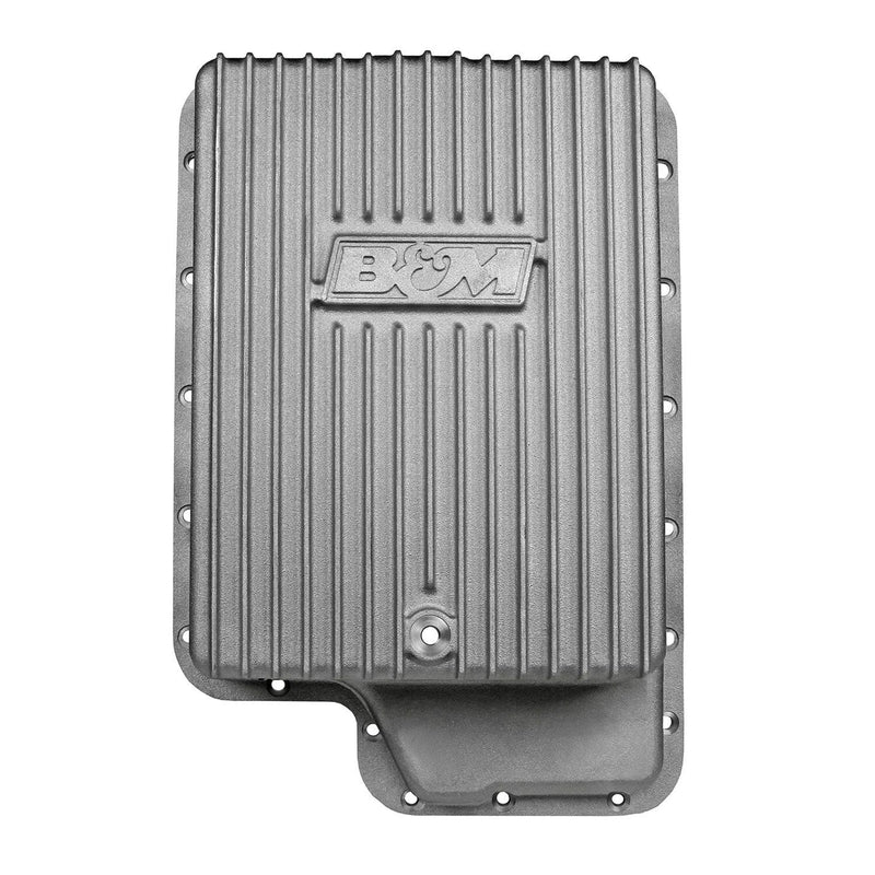 B&M 40295 Hi-Tek Deep Transmission Pan - Aluminum Fits
