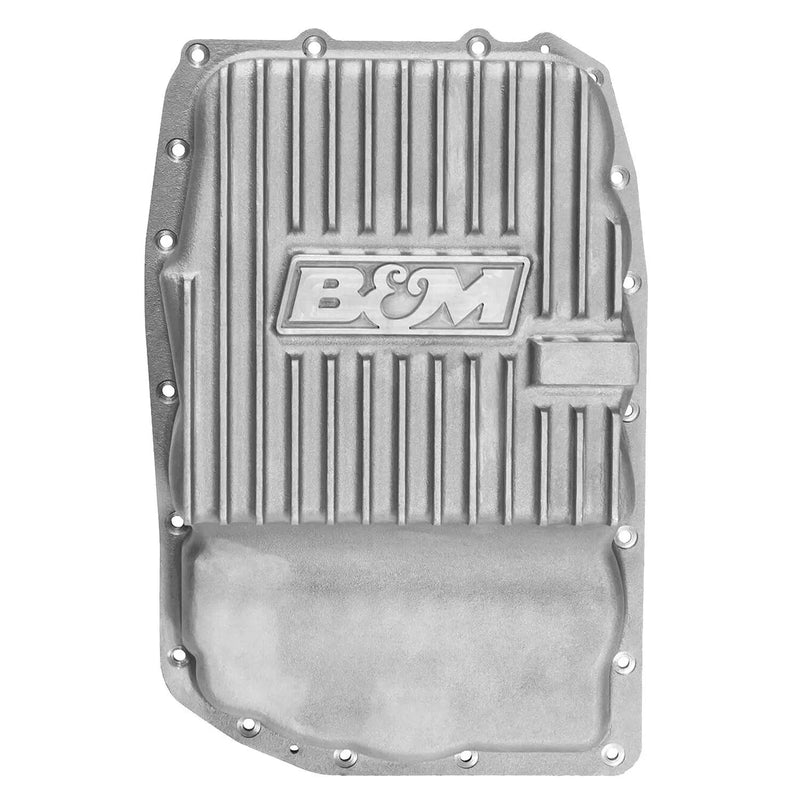 B&M 70392 Hi-Tek Deep Transmission Pan - Aluminum - 6L80E
