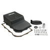 B&M 71395 Hi-Tek Deep Heavy Duty Transmission Pan - Black