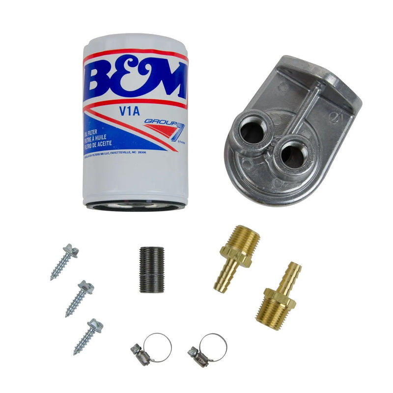 B&M 80277 Remote Transmission Filter Kit Universal Fit