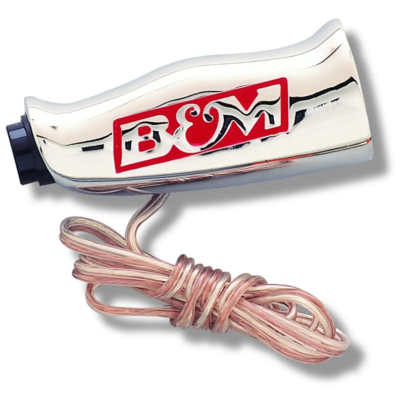 B&M 80659 Universal T-Handle - Chrome with 12V Switch