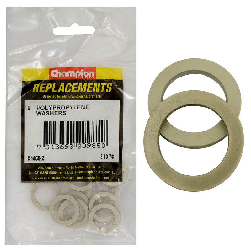 Champion Fasteners Washer Flat Polypropelene 5/8In X