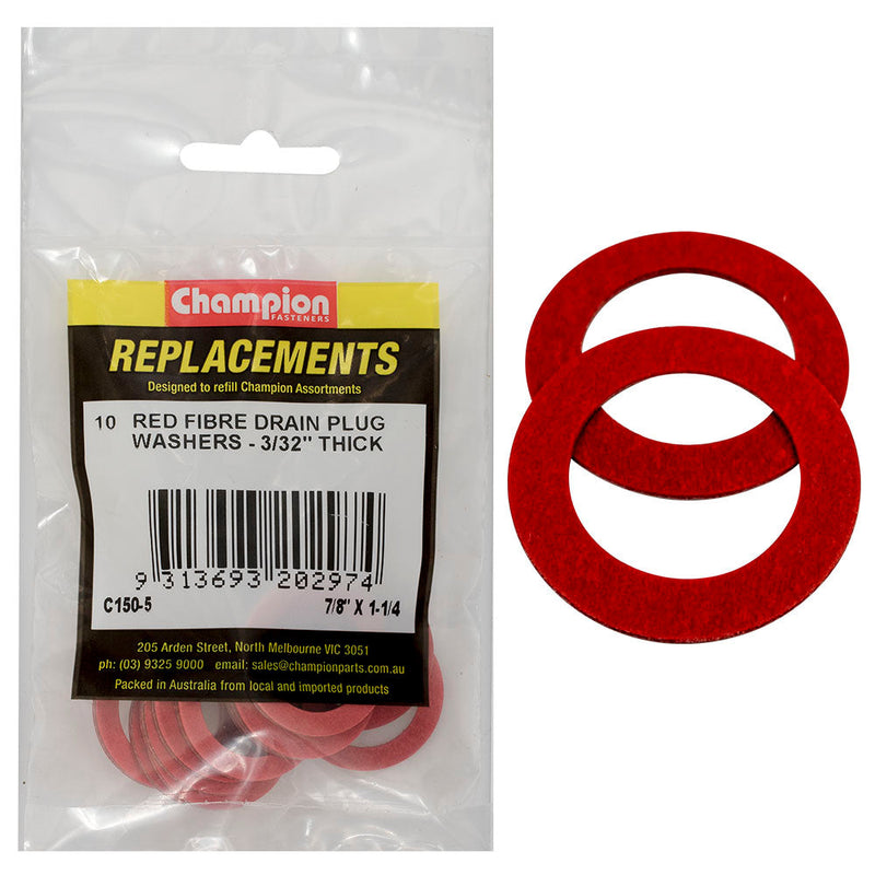 Champion Fasteners Washer Flat Fibre 7/8In X 1/4In X