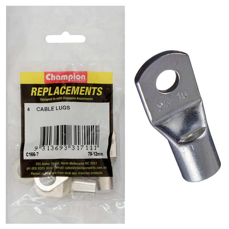 Champion Fasteners Cable Solder Lug 70 12mm C166-7