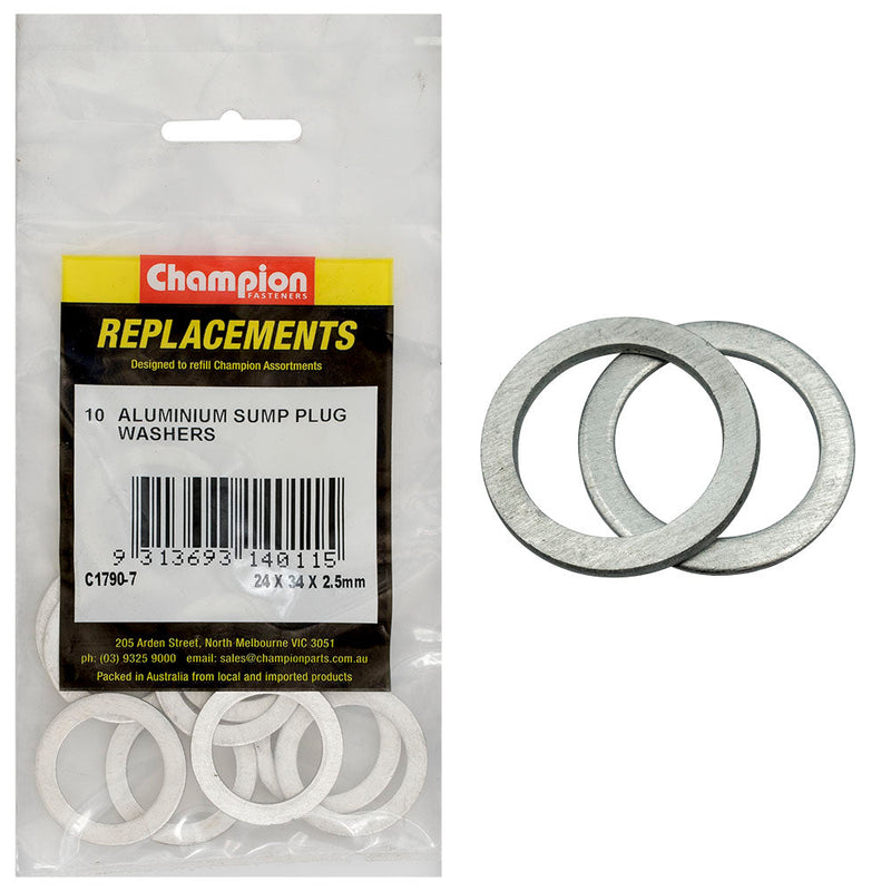 Champion Fasteners Washer Flat Aluminium M24 X 34 X 2.5mm