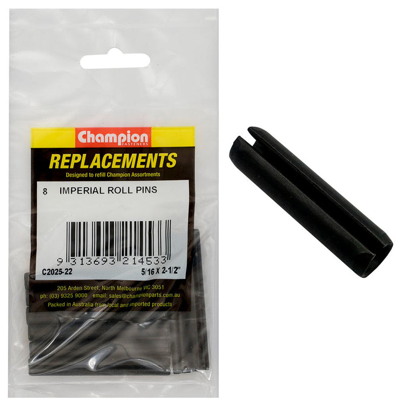 Champion Fasteners Champion Roll Pin 5/16in x 2 1/2in