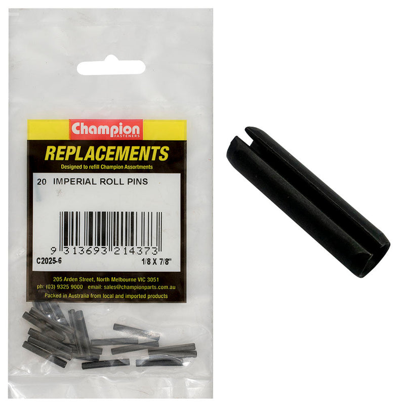 Champion Fasteners Roll Pin 1/8In X 7/8In C2025-6