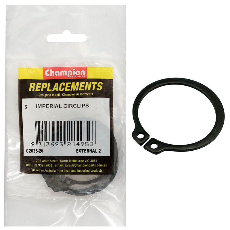 Champion Fasteners Circlip Internal Shaft 2In (Stw50)