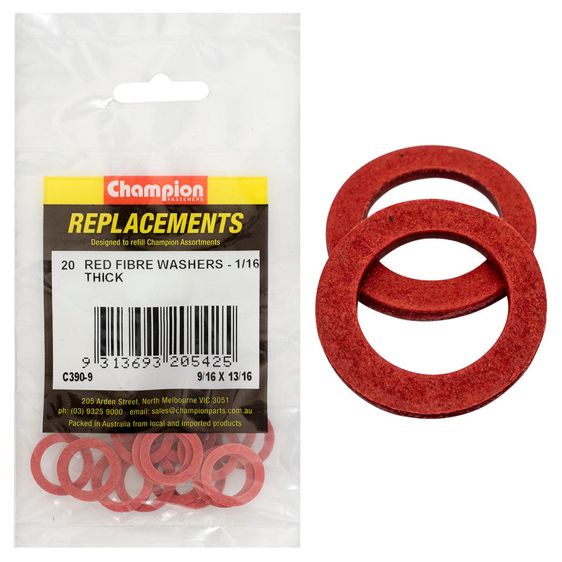 Champion Fasteners Fibre Washers 9/16X1/16 C3909