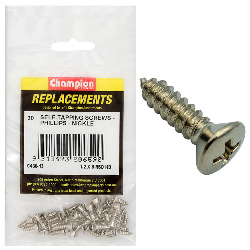Champion Fasteners Self Tapper Screw Rsd Phillips 4.2 X