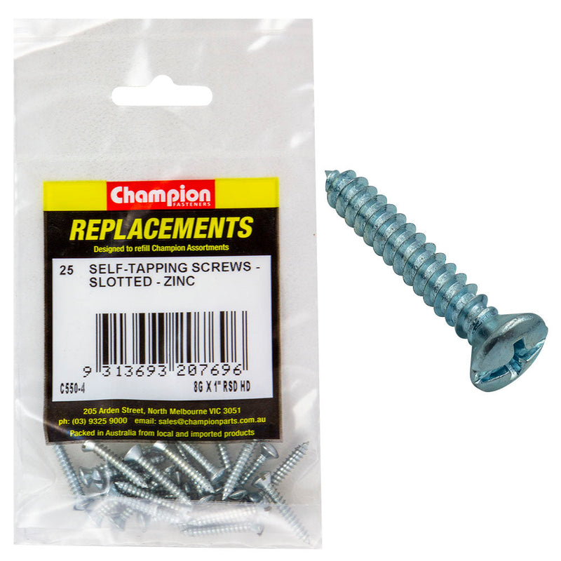 Champion Fasteners Self Tapper Screw Rsd Combo 4.2 X 25mm
