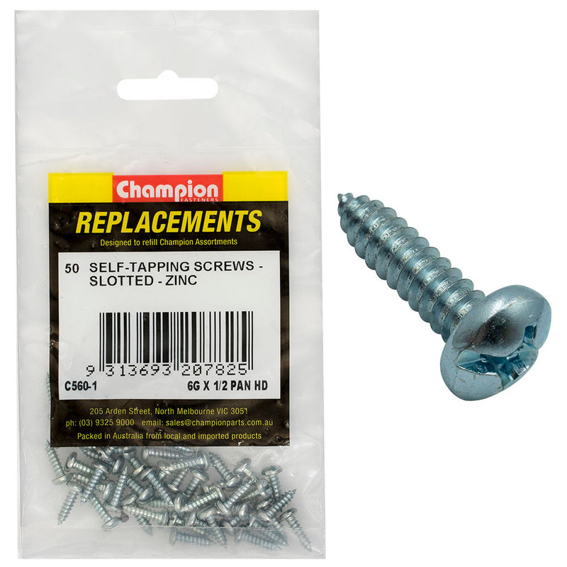 Champion Fasteners Self Tapper Screw Pan Combo 3.5 X 13mm