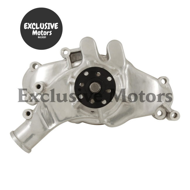 Chevy Big Block Short Water Pump Polished Aluminum (1965-1990)