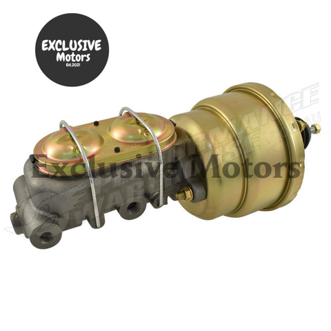 GM 1" Bore Master Cylinder & 7" Dual Brake Booster (1964-1974)