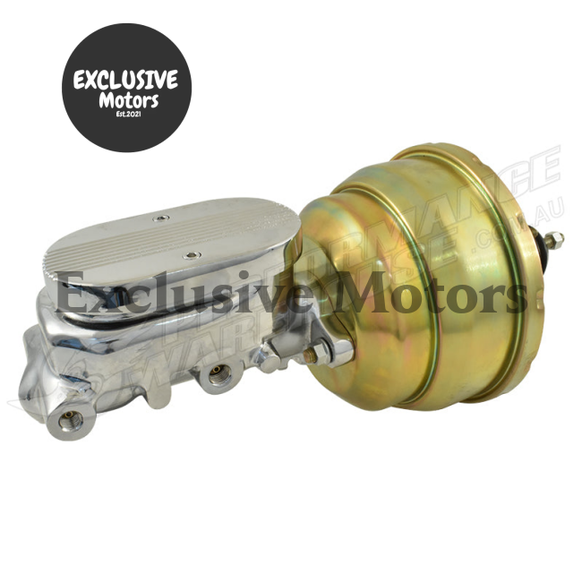 Universal 1" Bore Master Cylinder & 8" Dual Brake Booster