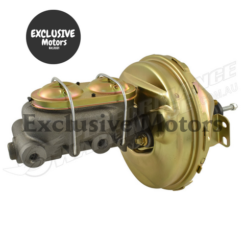 GM 1-1/8" Bore Master Cylinder & 9" Brake Booster (1964-1972)