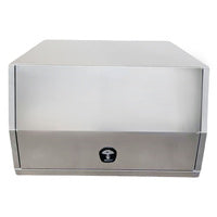 1500mm Long Silvery Aluminium Flat Plate Canopy