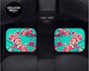 Custom Pink Blossom Floor Mats