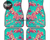Custom Pink Blossom Floor Mats