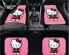 Custom Pink Kitty Cat Floor Mats