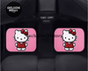 Custom Pink Kitty Cat Floor Mats