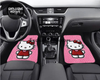 Custom Pink Kitty Cat Floor Mats