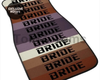 Custom Universal Bride style Floor Mats Brown