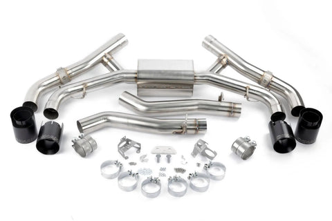 Dinan D660-0090-BLK Valved Axle-Back Exhaust - 2020-2025