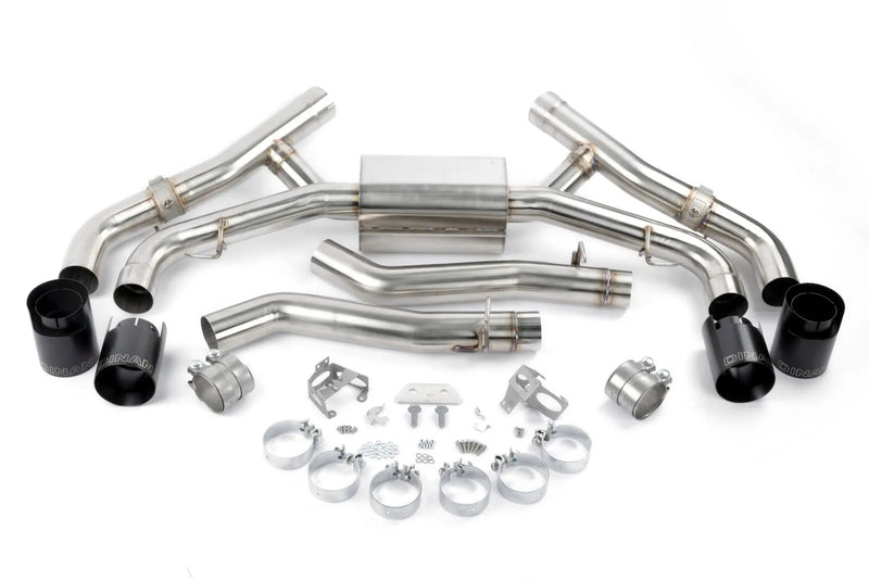 Dinan D660-0090-BLK Valved Axle-Back Exhaust - 2020-2025