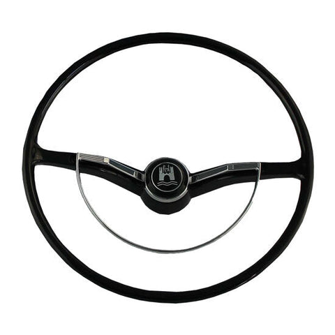 Autotecnica Steering wheel chrome ring & button For VW