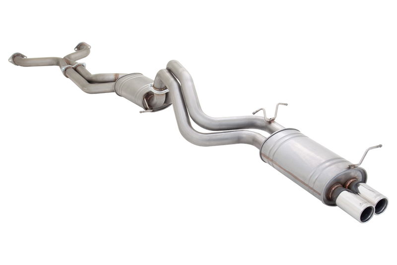 Xforce E4-F8-01-CBS 2.5in Cat-Back Exhaust - 409 Stainless