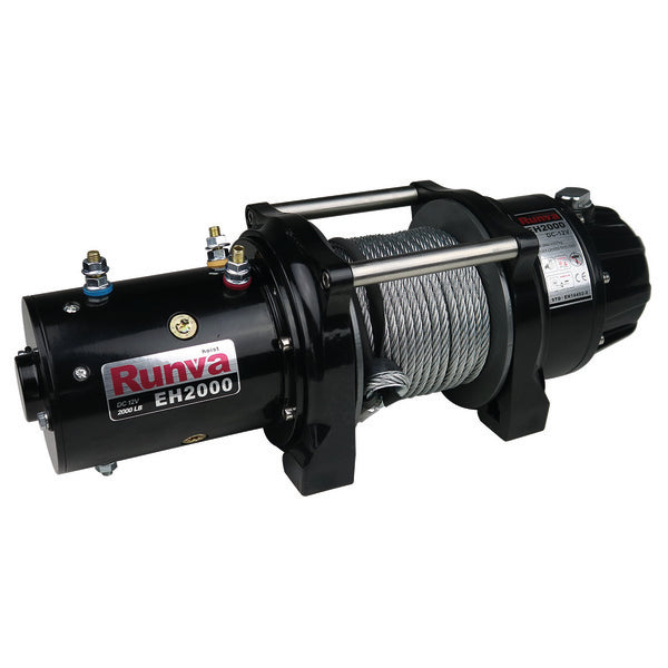 Runva EH2000 Lifting Winch 12V with Steel Cable