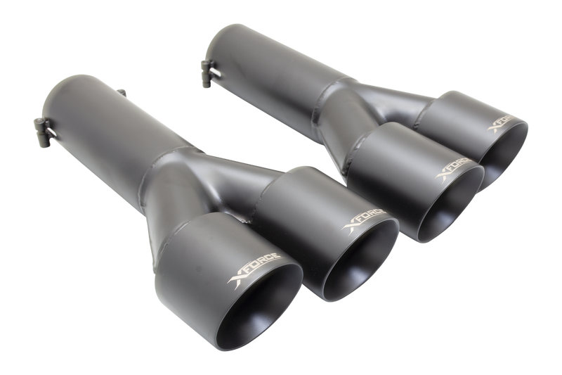 XForce ES-VE35-Blacktips 2.5 Inch Inlet Black Tips