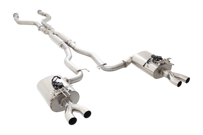 Xforce ES-VF41VMK-CBS Twin 3in Cat-Back Exhaust w/Varex