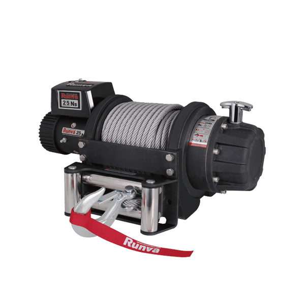Runva EWB25000 Premium Winch 12V with Steel Cable